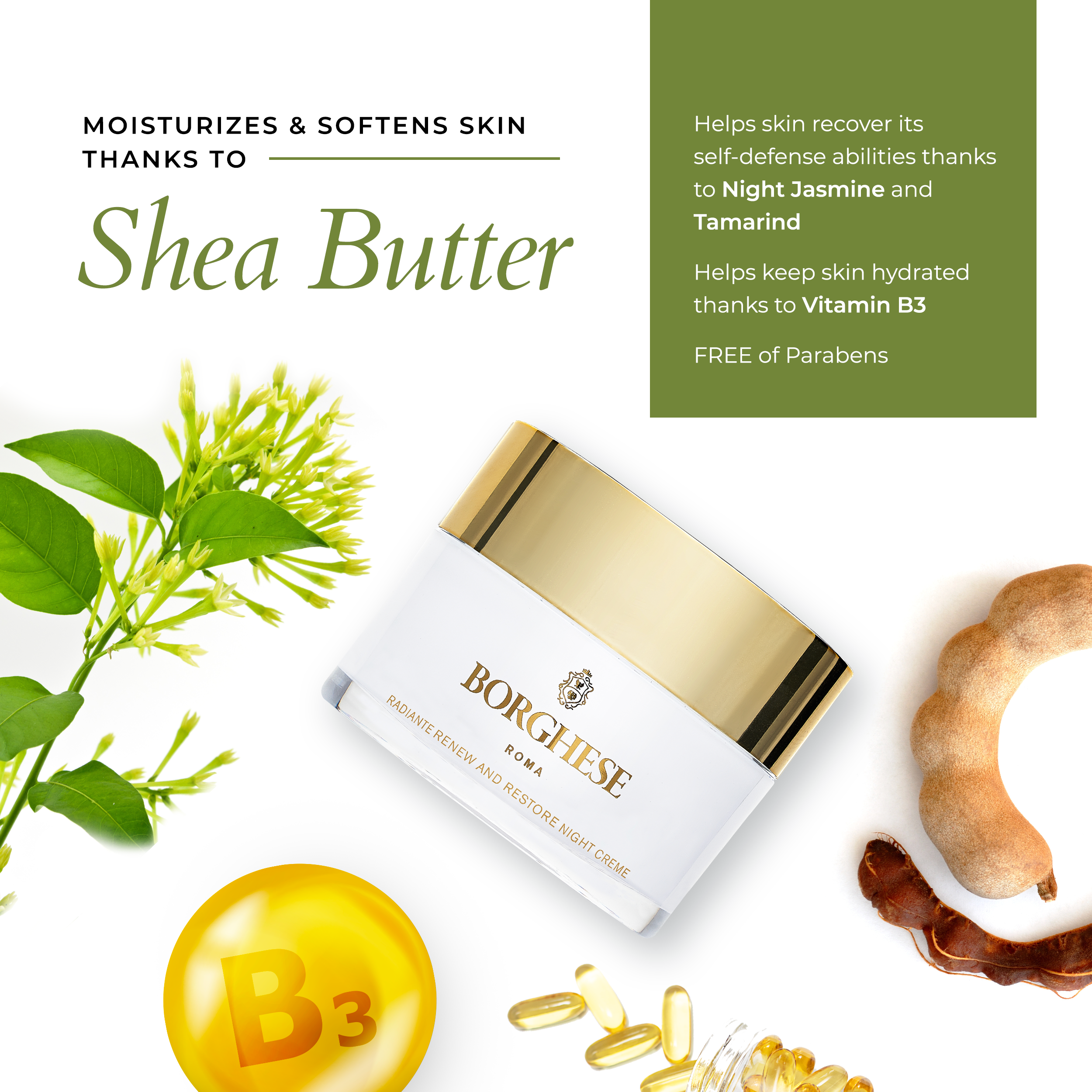 Radiante Renew and Restore Night Crème 煥彩新生修護晚霜