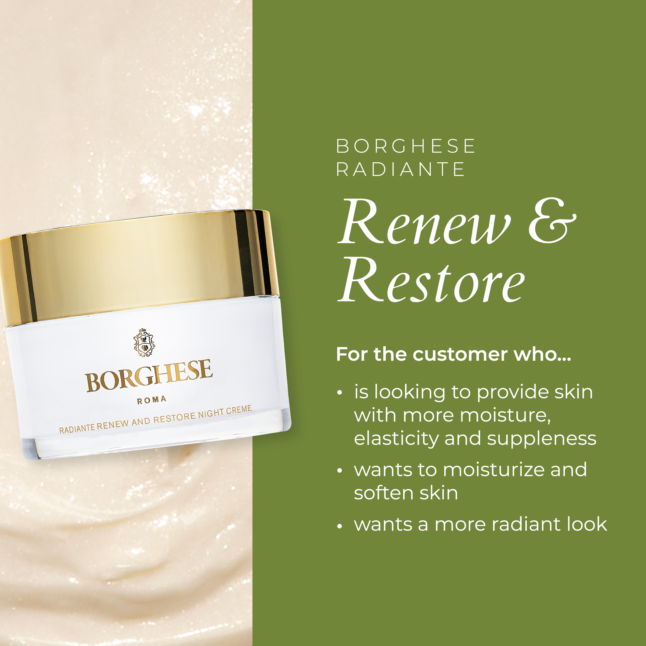 Radiante Renew and Restore Night Crème 煥彩新生修護晚霜