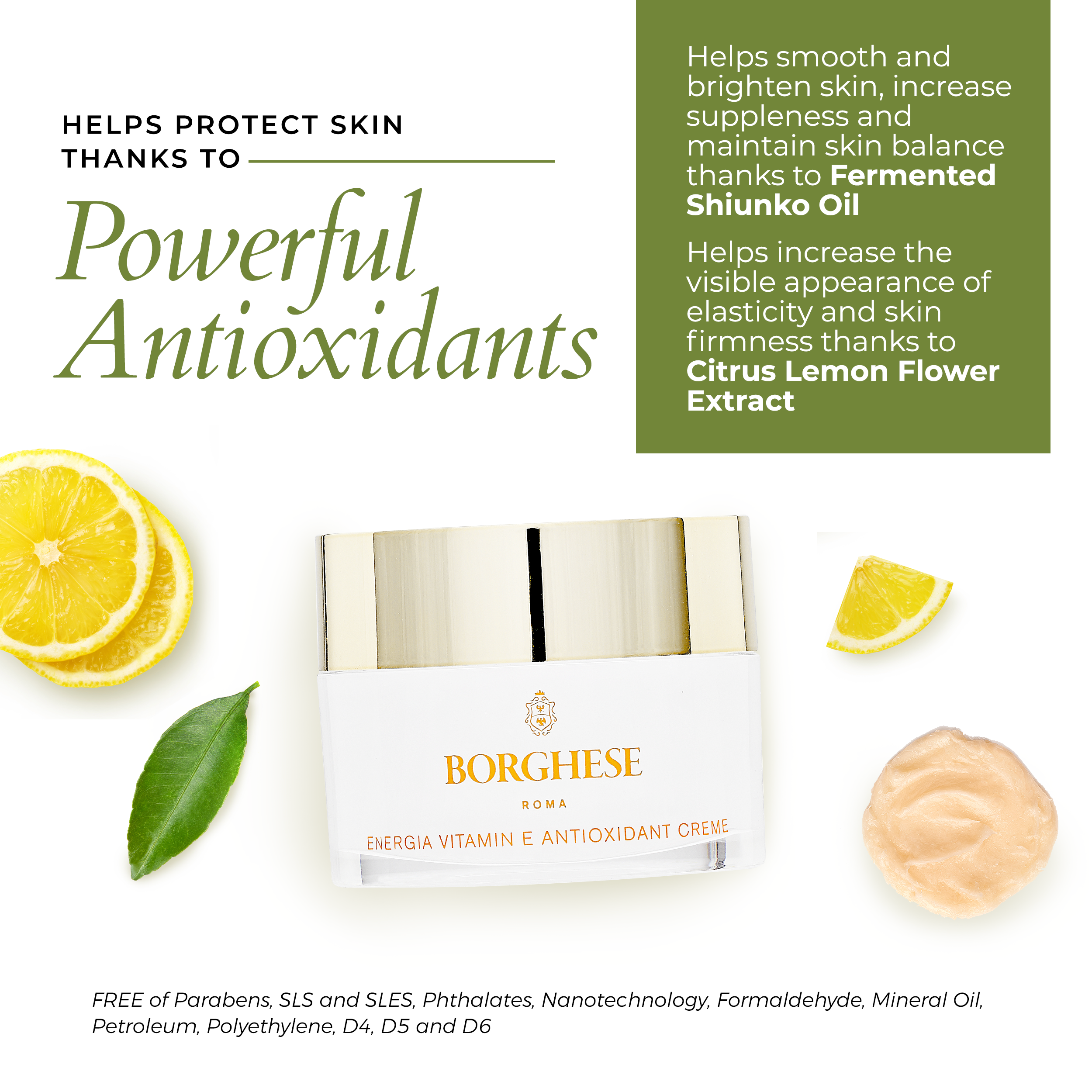 ENERGIA Vitamin E Antioxidant Crème 維他命E抗氧面霜