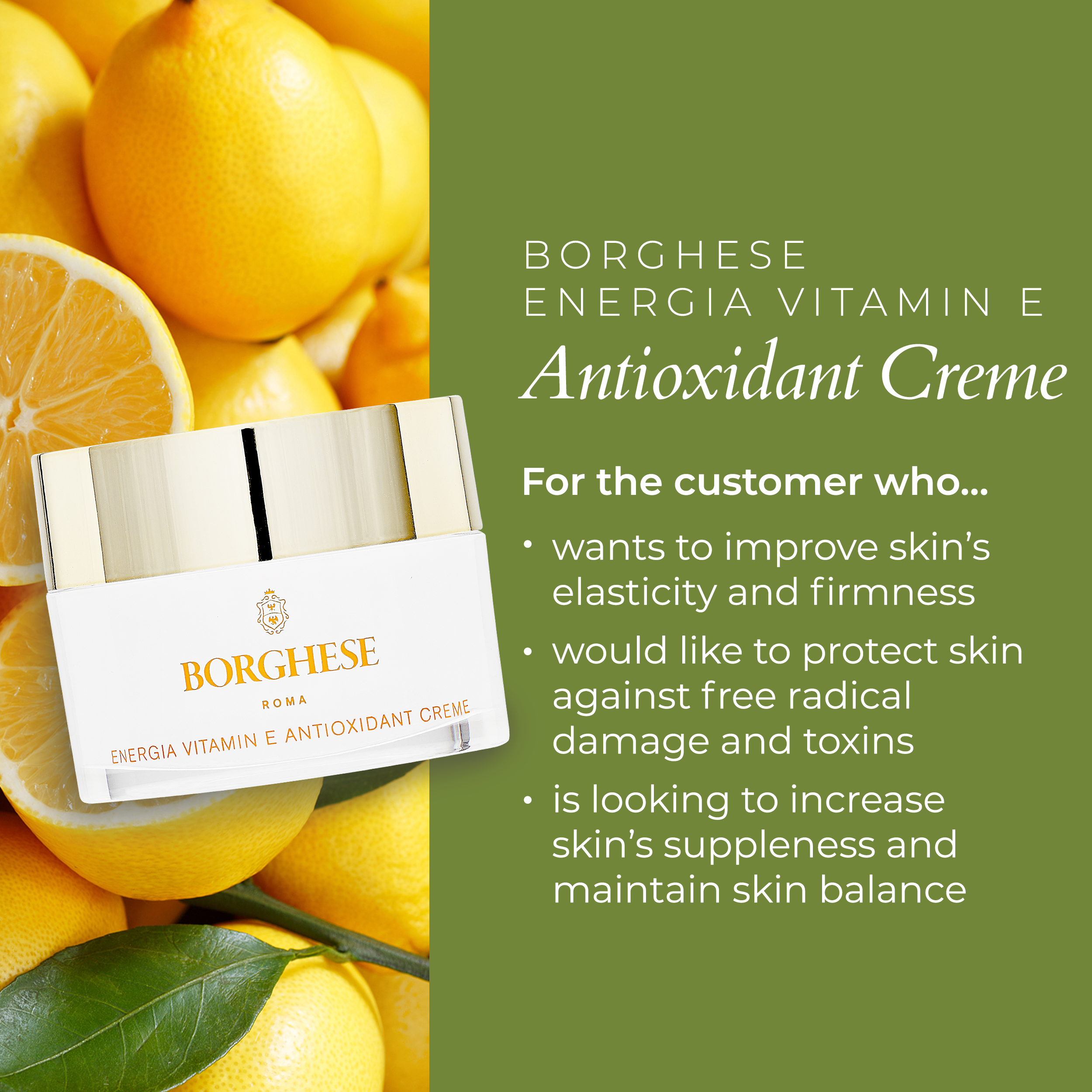 ENERGIA Vitamin E Antioxidant Crème 維他命E抗氧面霜