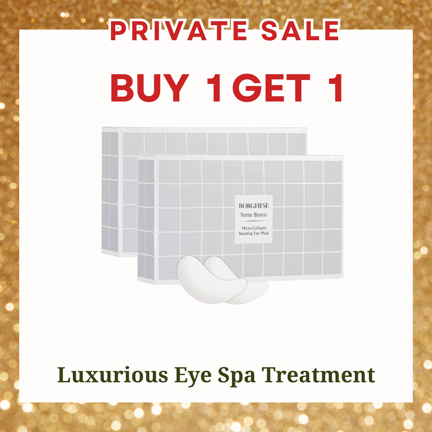 【Private Sale】Spa-Whitening PLUS Micro-Collagen Boosting Eye Mask Duo Set