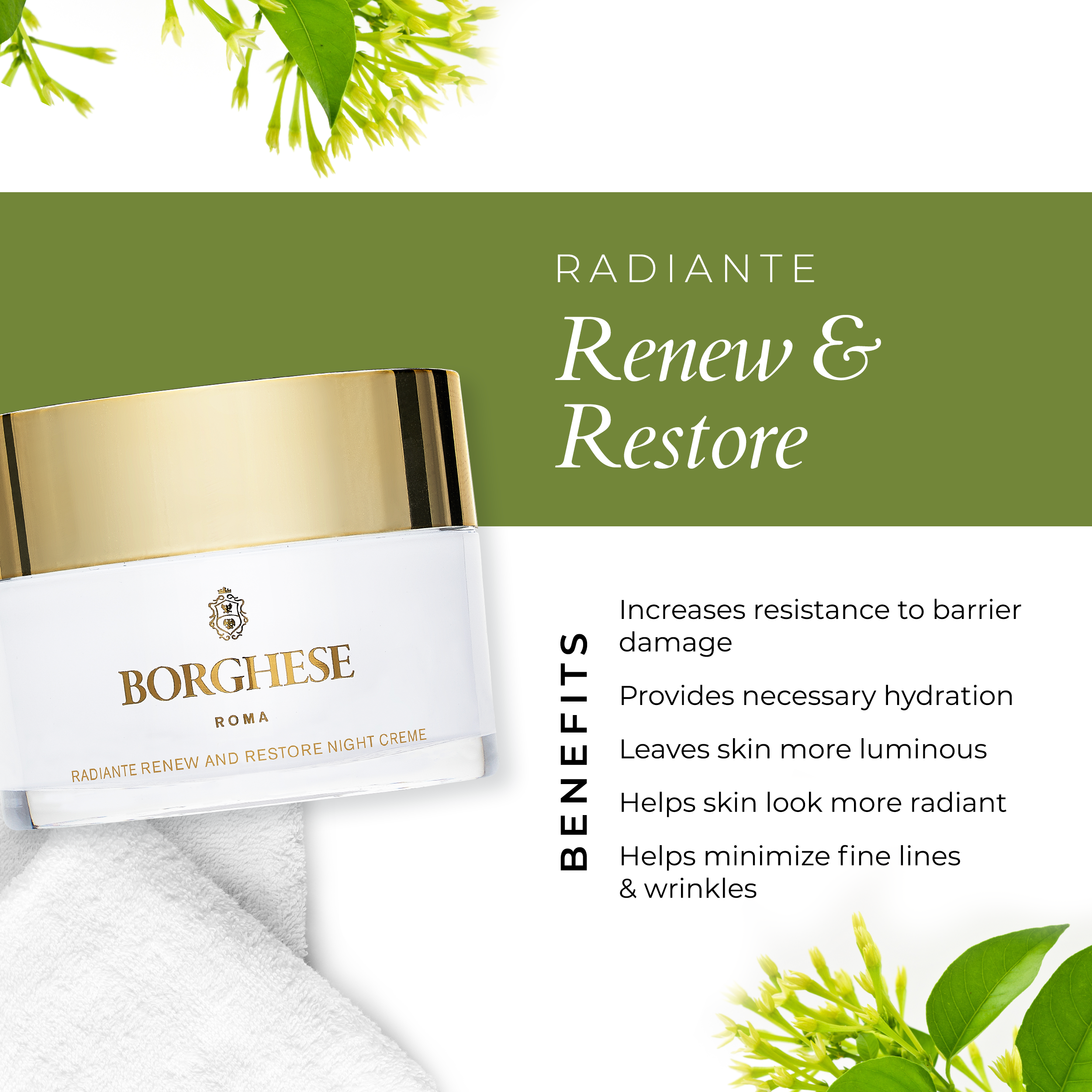 Radiante Renew and Restore Night Crème